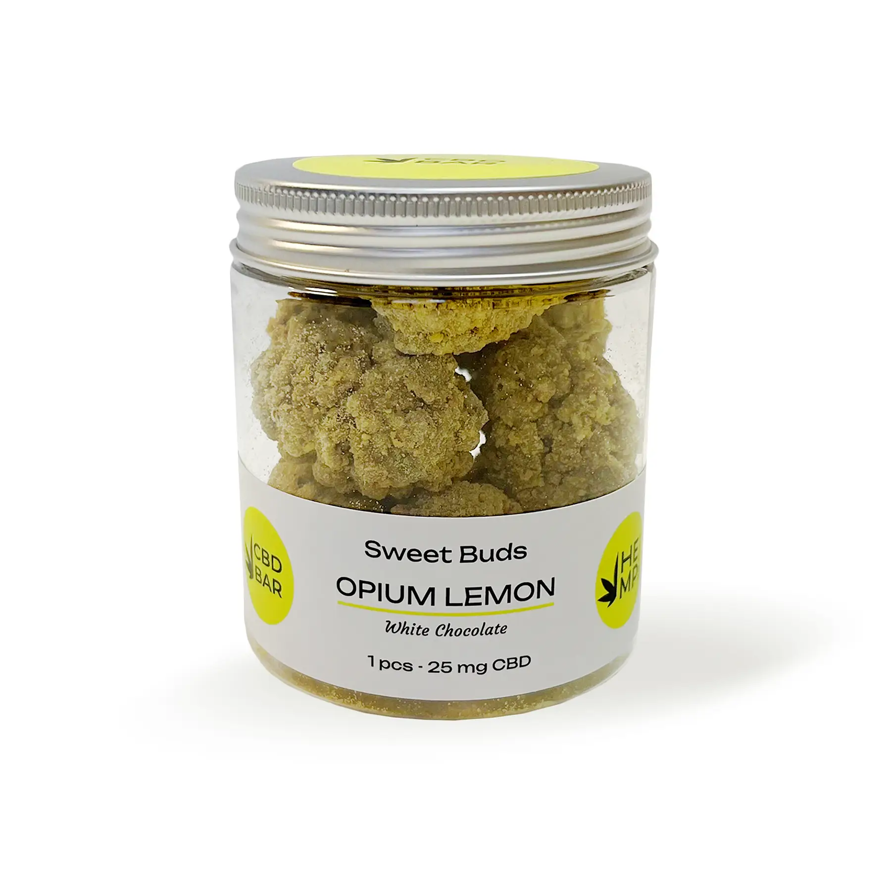 опиум лемон СBD цукерки Opium Lemon 100г (25мг CBD в молочному шоколаді)
