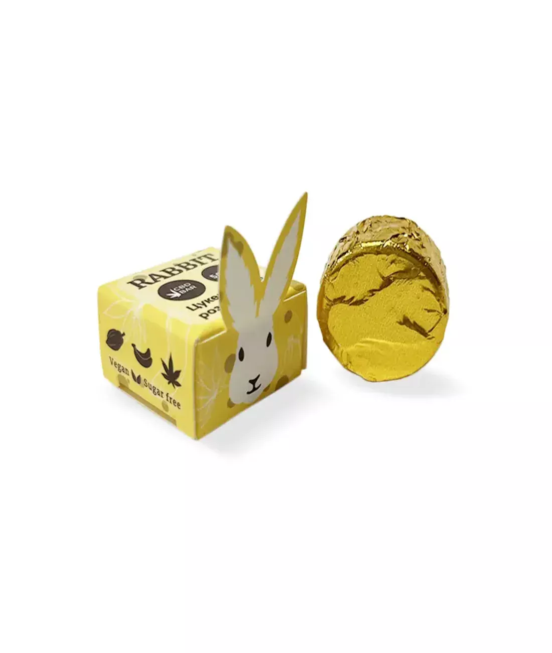 CBD Rabbit Banana Vegan цукерка (50 mg CBD)