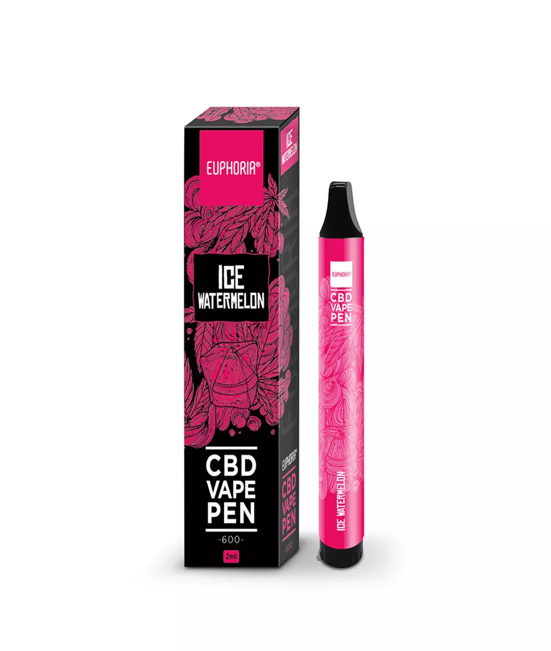 CBD інгалятор Euphoria Ice Watermelon 2 мл